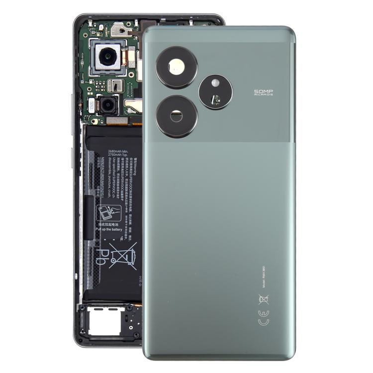 For Realme GT 6 Global Original Back Cover with Camera Lens Cover – Durable Build, Easy to Use, For Realme GT 6(Original)