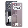 For Nothing Phone 3a A059 Glass Battery Back Cover with Camera Frame, For Nothing Phone 3a For Nothing Phone 3a White