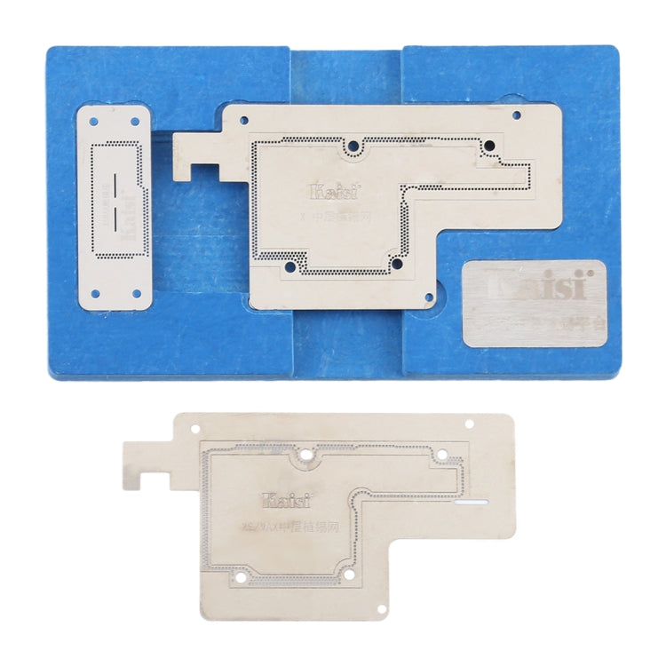 Kaisi Mainboard Middle Layer Board BGA Reballing Stencil Plant Tin Platform for iPhone X / XS / XS Max, Kaisi Stencil Plant for iPhone X Series – Magnetic Kaisi Stencil Plant for iPhone X Series