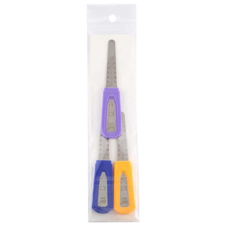 Spahr K7 0.1 / 0.08 / 0.06 mm Stainless Steel Ruler Phone Disassembly Hand Tool, Spahr K7