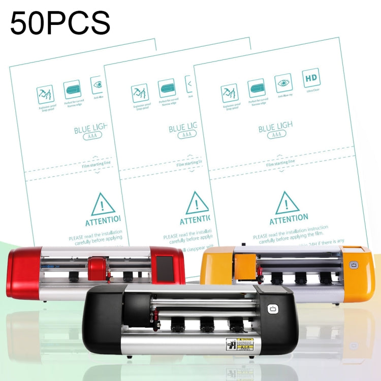 50 PCS F0004 Anti Blue Ray TPU Soft Film Supplies for Protector Cutter, F0004 – TPU F0004