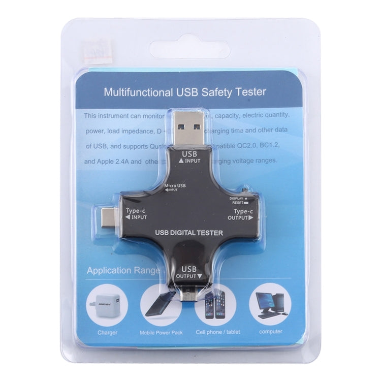Multifunctional USB Safety Tester, Safety Tester – Durable Build, Easy to Use