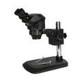 0.7X-50X Stereo Microscope Binocular Microscope With Light, 0.7X-50X(Black), 0.7X-50X(White) 0.7X-50X(Black) Black