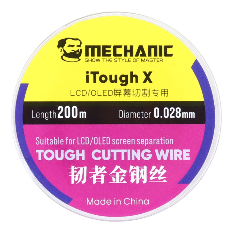MECHANIC iTough X 200M 0.028MM LCD OLED Screen Cutting Wire, MECHANIC 0.028MM 200M MECHANIC 0.028MM 200M