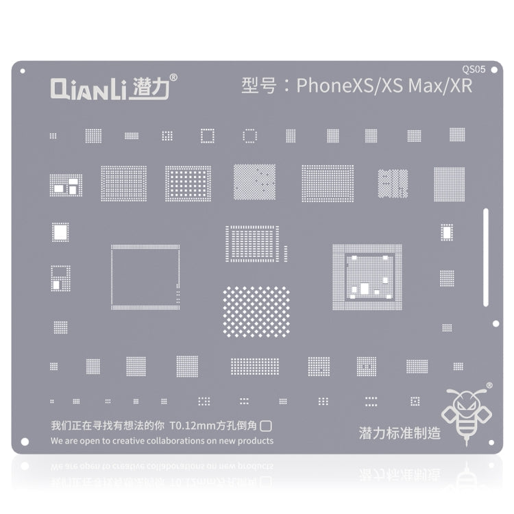 QIANLI QS05 Replacement Bumblebee Stencil For iPhone XR / XS / XS Max, For iPhone XS/XS Max/XR For iPhone XS XS Max XR