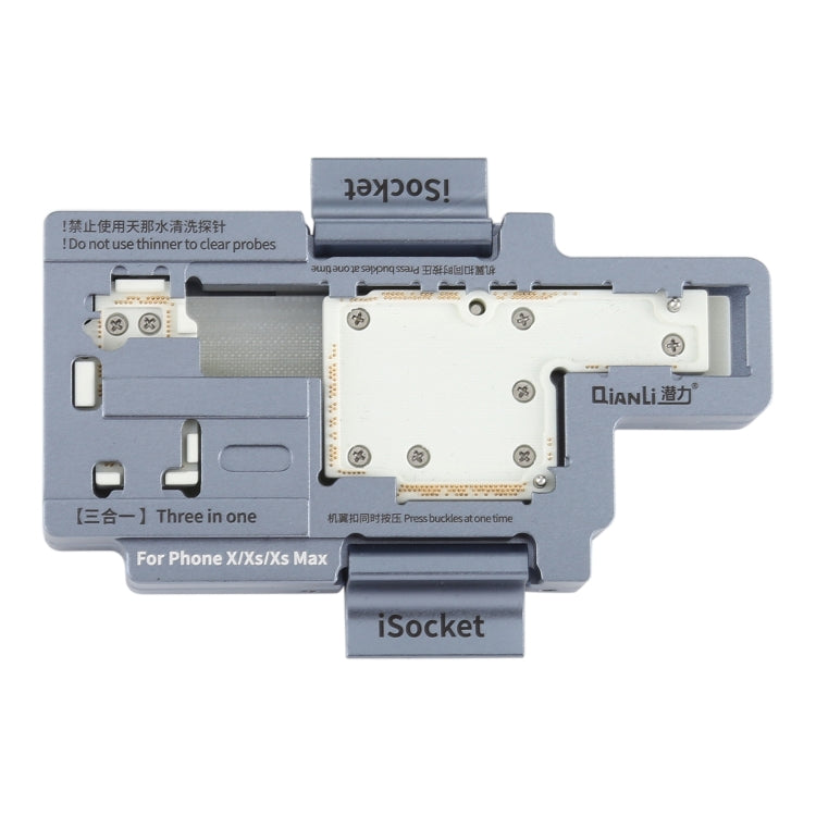 Qianli iSocket 3 In 1 Motherboard Layered Test Frame Upper Lower Layers Logic Board Function Fast Test Holder For iPhone X / XS / XS Max, Qianli iSocket For iPhone X / XS / XS Max – Durable Build, Easy to Use