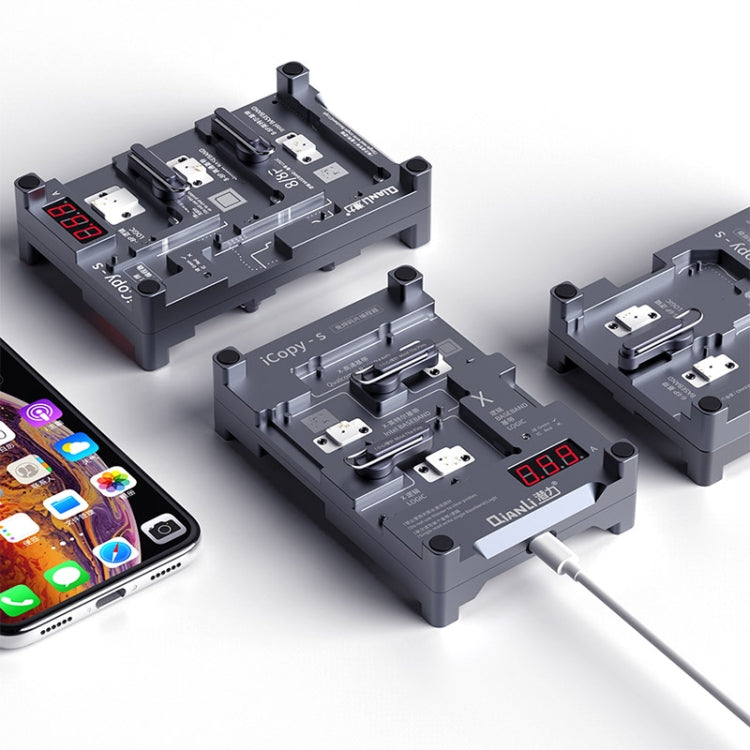 Qianli iCopy-S Double Sided Chip Test Stand 4 in1 Logic Baseband EEPROM Chip Non-removal For iPhone 7 / 7 Plus / 8 / 8 Plus – Durable Build, Easy to Use, For iPhone 7 / 7 Plus / 8 / 8 Plus