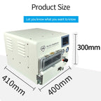 TBK TBK508A 14 inch Curved Screen LCD Screen Vacuum Separation OCA Laminating and Debubble Machine with 4 Moulds, TBK-508A
