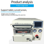 TBK TBK508A 14 inch Curved Screen LCD Screen Vacuum Separation OCA Laminating and Debubble Machine with 4 Moulds, TBK-508A