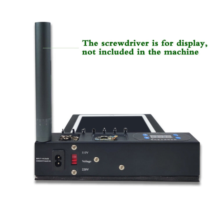 TBK-568R 220V Vacuum LCD Temperature Controller Touch Screen Glass Separator Machine with Multi-function Storage Box, TBK-568R – TPU