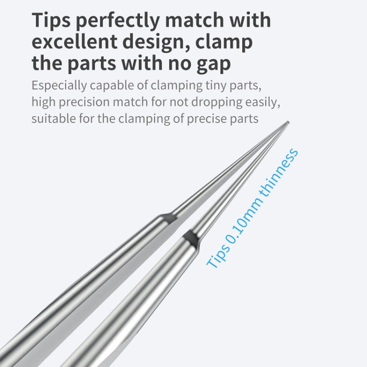Qianli iNeezy YX-01 Stainless Steel Extra-sharp Thickened Tweezers Pointed Tweezers, YX-01 – Durable Build, Easy to Use