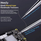 Qianli iNeezy YX-01 Stainless Steel Extra-sharp Thickened Tweezers Pointed Tweezers, YX-01 – Durable Build, Easy to Use