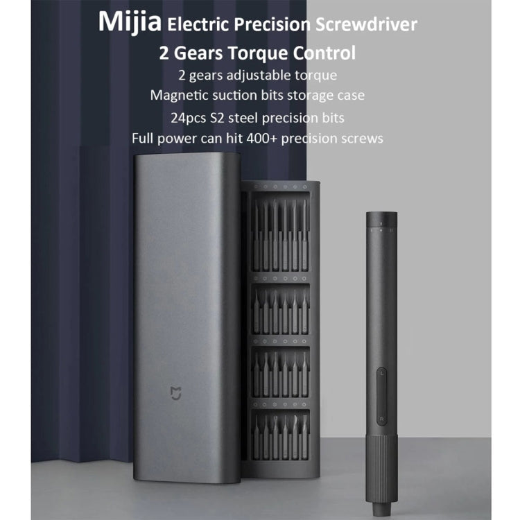 25 in 1 Original Xiaomi Mijia Electric Precision Screwdriver Kit Rechargeable Magnetic Aluminum Case, Mijia 25 in 1 – Magnetic, Aluminum Alloy, TPU