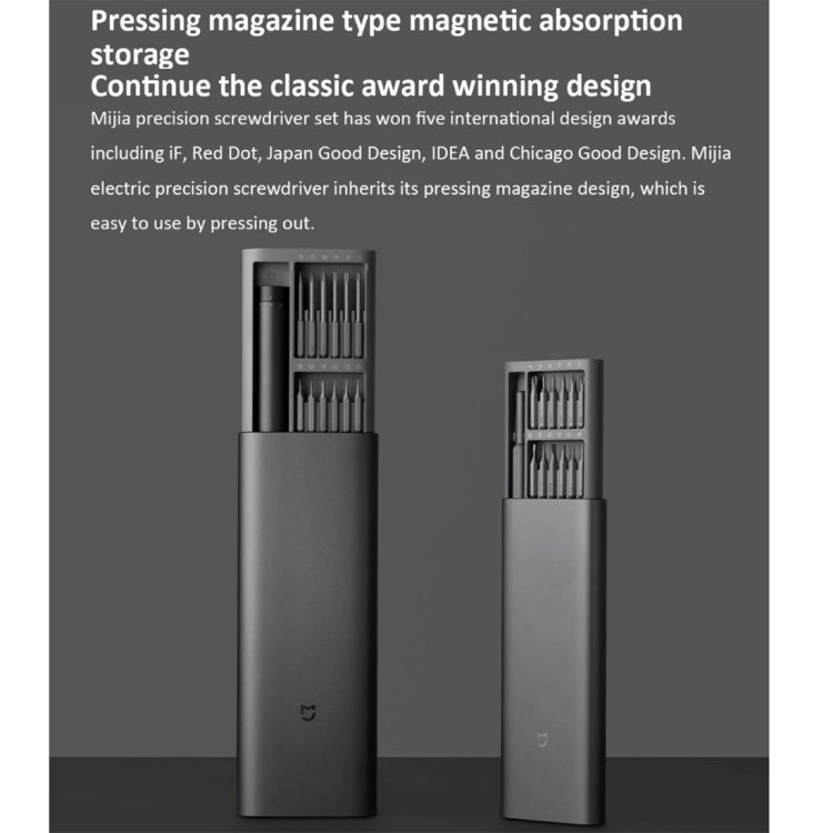25 in 1 Original Xiaomi Mijia Electric Precision Screwdriver Kit Rechargeable Magnetic Aluminum Case, Mijia 25 in 1 – Magnetic, Aluminum Alloy, TPU