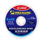 MECHANIC R300 1.5M 3.0MM Suction Tin Wire, MECHANIC R300 1.5M 3.0MM MECHANIC R300 1.5M 3.0MM