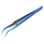 Vetus MCS-15 Bright Blue Curved Tweezers, Vetus MCS-15 – Durable Build, Easy to Use Vetus MCS-15