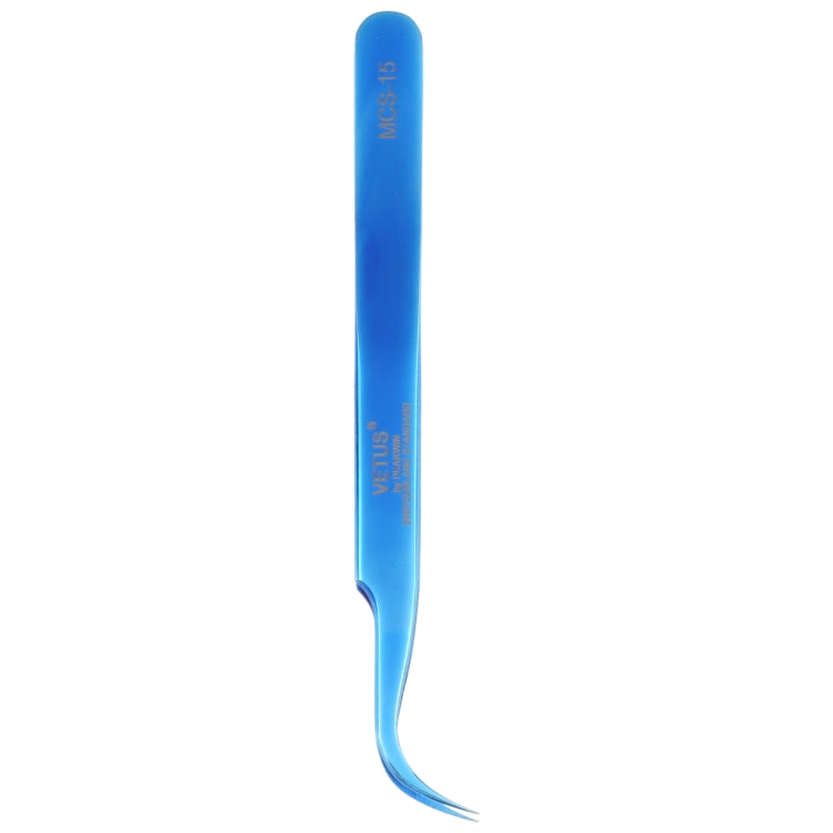 Vetus MCS-15 Bright Blue Curved Tweezers, Vetus MCS-15 – Durable Build, Easy to Use