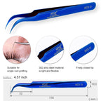 Vetus MCS-15 Bright Blue Curved Tweezers, Vetus MCS-15 – Durable Build, Easy to Use