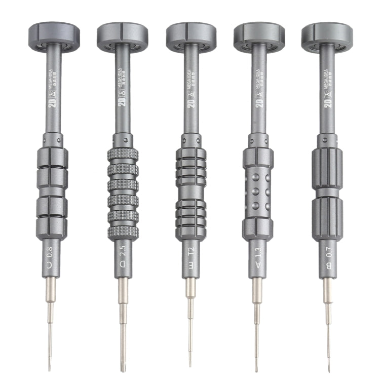 QIANLI 5 in 1 Multi-purpose 2D Grenade Magnetic Screwdriver Set, 2D – Magnetic 2D