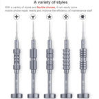 QIANLI 5 in 1 Multi-purpose 2D Grenade Magnetic Screwdriver Set, 2D – Magnetic