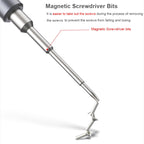 QIANLI 5 in 1 Multi-purpose 2D Grenade Magnetic Screwdriver Set, 2D – Magnetic