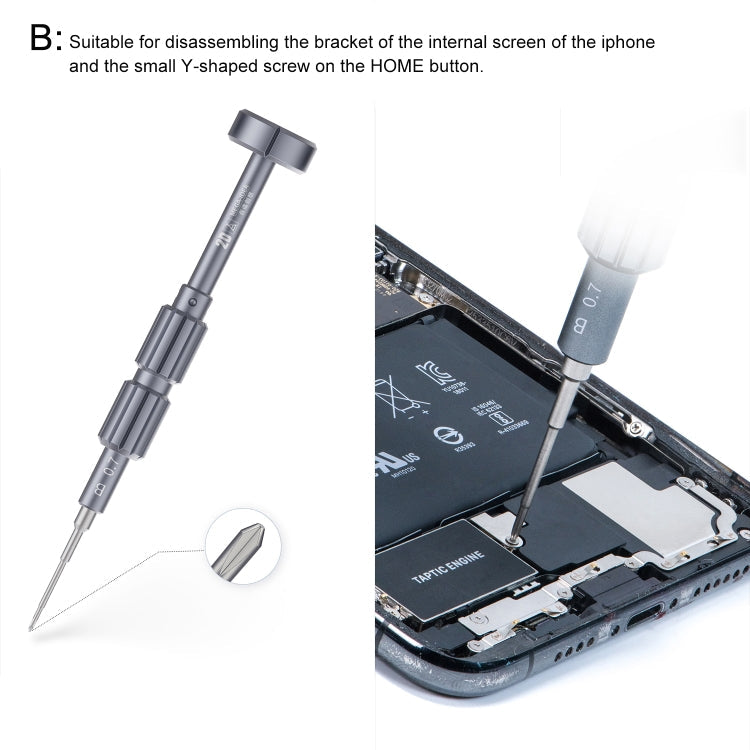 QIANLI 5 in 1 Multi-purpose 2D Grenade Magnetic Screwdriver Set, 2D – Magnetic