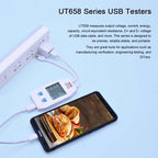 UNI-T USB Voltmeter Ammeter Tester UT658DUAL, UT658DUAL – Durable Build, Easy to Use