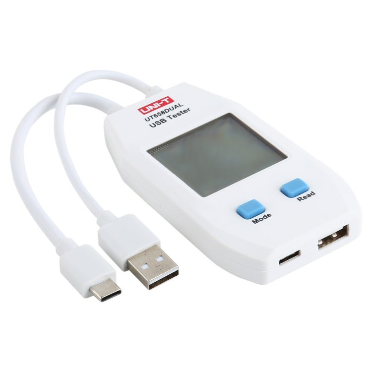 UNI-T USB Voltmeter Ammeter Tester UT658DUAL, UT658DUAL – Durable Build, Easy to Use