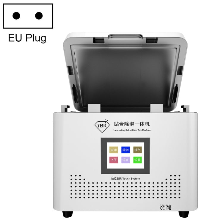 TBK808A Fitting and Defoaming All-in-one OCA Vacuum Laminating Machine, US Plug, TBK808A EU Plug, TBK808A US Plug – Flip TBK808A EU Plug SPT0321EU