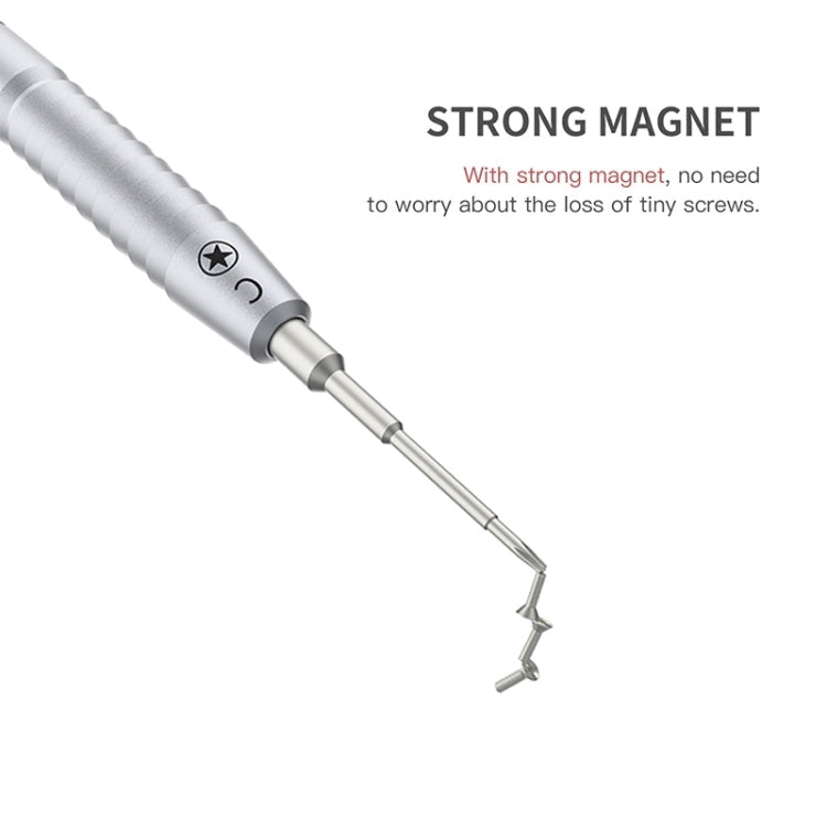 Qianli iFlying 5 in 1 Aluminum Handle Anti-slip Screwdriver, Qianli iFlying 5 in 1 – Magnetic, Aluminum Alloy