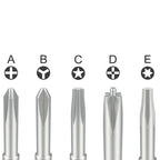 Qianli iFlying 5 in 1 Aluminum Handle Anti-slip Screwdriver, Qianli iFlying 5 in 1 – Magnetic, Aluminum Alloy