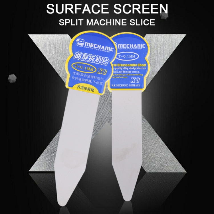 Mechanic X8 High Toughness Professional Disassembly Curved Screen Alloy Steel Pry Opening Tool, Mechanic X8 – Non-slip