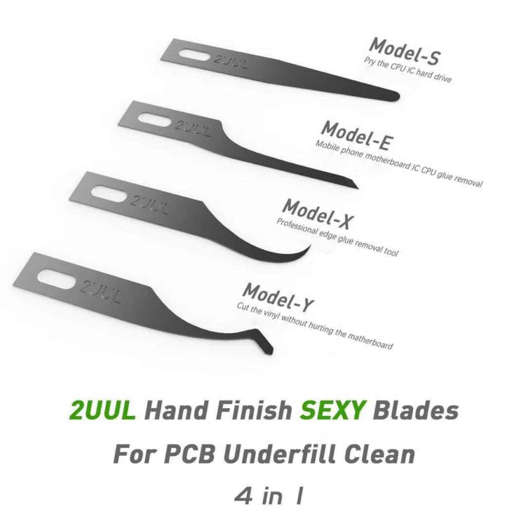 2UUL 5 in 1 PCB Clean Multifunctional Motherboard BGA Chip Glue Cleaning Scraping Pry Knife, 2UUL 5 in 1 – Durable Build, Easy to Use