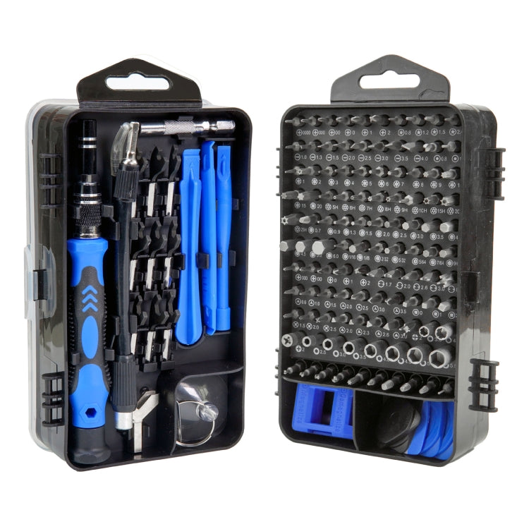 138 in 1 DIY Mobile Phone Disassembly Tool Clock Repair Multi-function Tool Screwdriver Set, 138 in 1 (Yellow), 138 in 1 (Grey), 138 in 1 (Blue), 138 in 1 (Purple), 138 in 1 (Red) – Durable Build, Easy to Use 138 in 1 (Blue) Blue