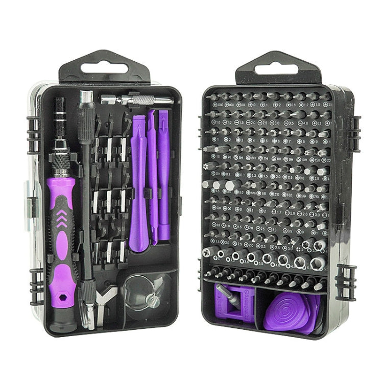 138 in 1 DIY Mobile Phone Disassembly Tool Clock Repair Multi-function Tool Screwdriver Set, 138 in 1 (Yellow), 138 in 1 (Grey), 138 in 1 (Blue), 138 in 1 (Purple), 138 in 1 (Red) – Durable Build, Easy to Use 138 in 1 (Purple) Purple