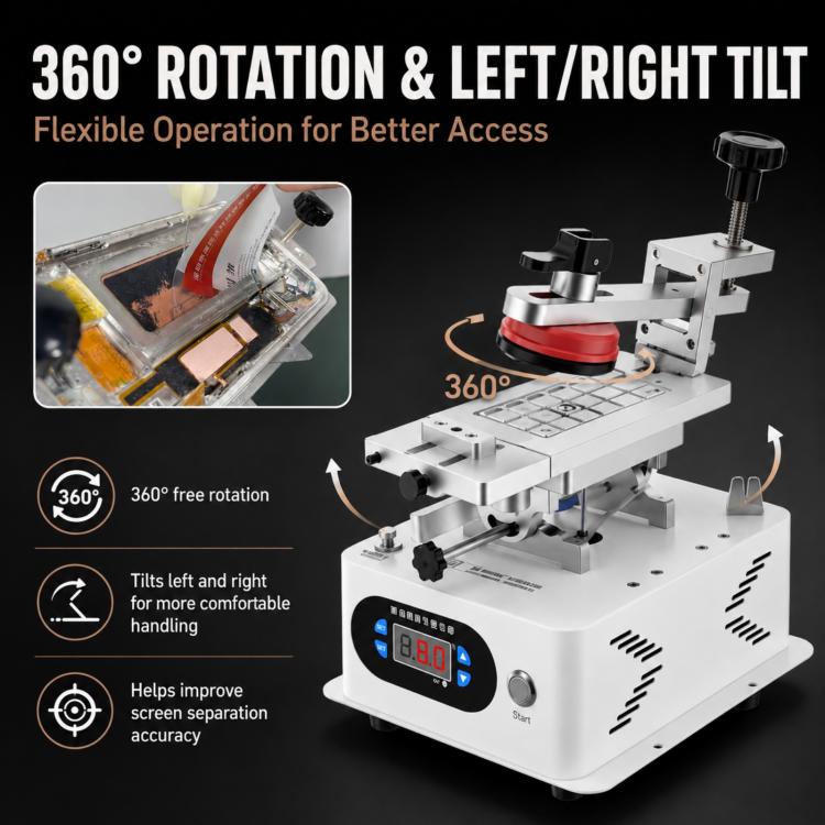 TBK 988C LCD Rotary Separator Middle Frame Remover, TBK 988C