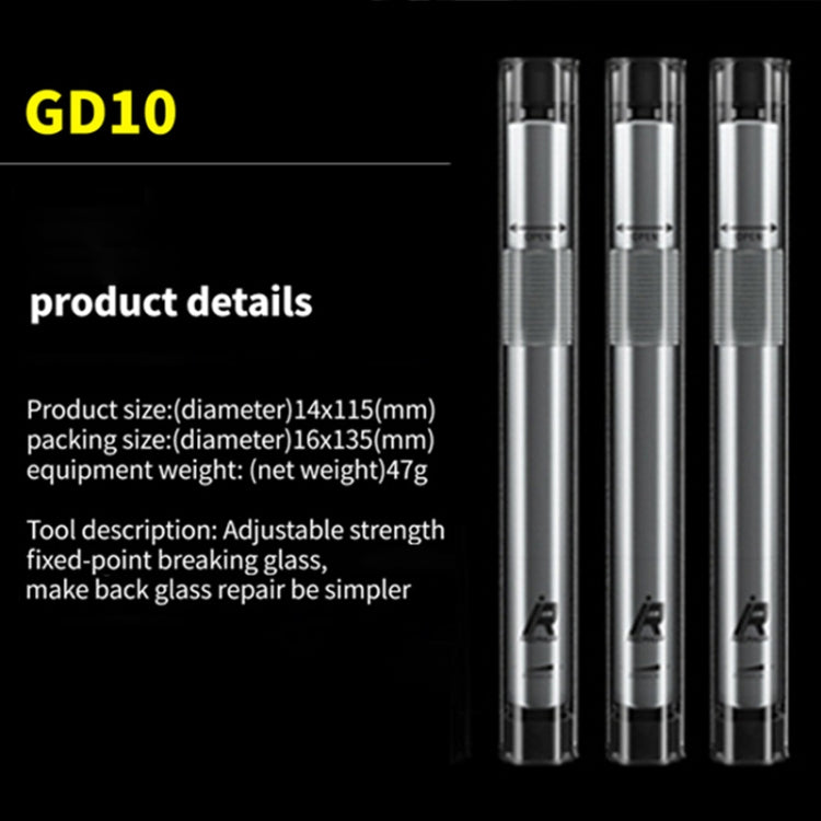 Mijing iRepair GD10 Back Glass Lens Blasting Demolishing Pen, Mijing iRepair GD10 – Waterproof