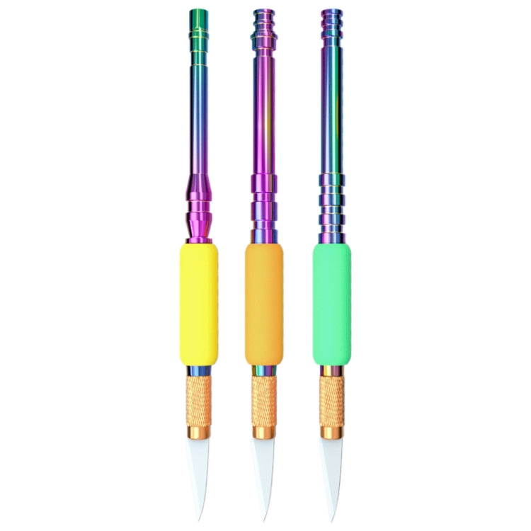 Mijing 3 in1 Antistatic Ceramic Knife Set, 3 in1 – Aluminum Alloy, Non-slip