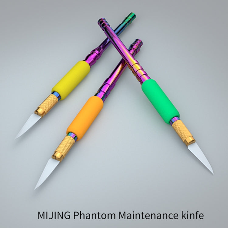 Mijing 3 in1 Antistatic Ceramic Knife Set, 3 in1 – Aluminum Alloy, Non-slip