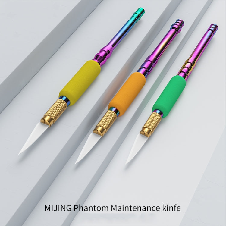 Mijing 3 in1 Antistatic Ceramic Knife Set, 3 in1 – Aluminum Alloy, Non-slip