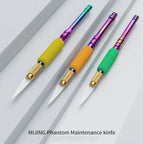 Mijing 3 in1 Antistatic Ceramic Knife Set, 3 in1 – Aluminum Alloy, Non-slip