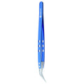 Mijing Antistatic Precision Diamagnetism Tweezers(Straight), Curved, Straight – Non-slip Curved SPT0578A