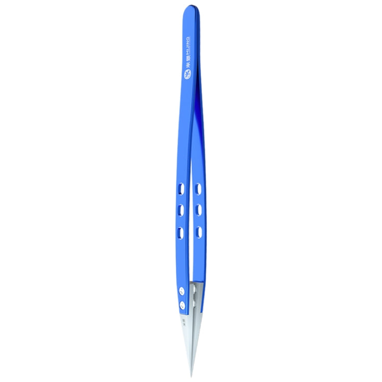 Mijing Antistatic Precision Diamagnetism Tweezers(Straight), Curved, Straight – Non-slip Straight SPT0578B