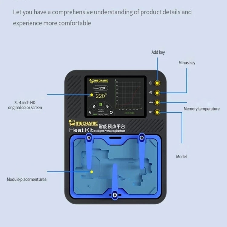 Mechanic Reflow Soldering Heating Platform , US Plug, Reflow (US Plug), Reflow (EU Plug) – Durable Build, Easy to Use