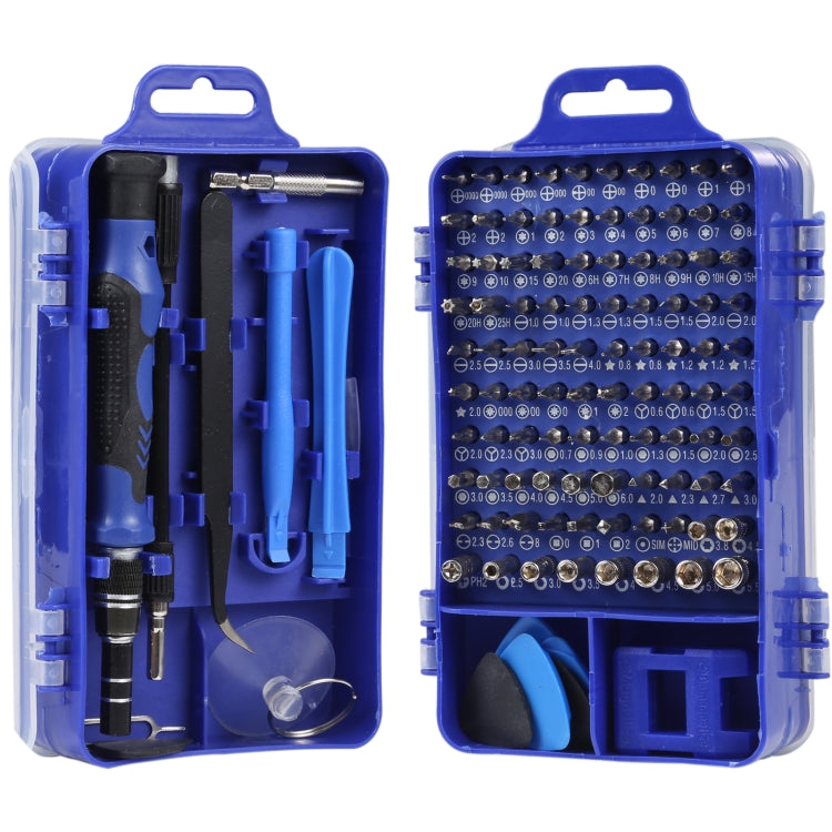 115 in 1 Screwdriver Repair Tools Kit, Plastic Handle – Magnetic Plastic Handle