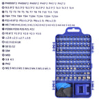 115 in 1 Screwdriver Repair Tools Kit, Plastic Handle – Magnetic