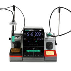 SUGON T3602 110V 240W Dual Station Nano Electric Soldering Station with Double Handle, US Plug, T3602, US Plug – TPU