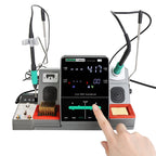 SUGON T3602 110V 240W Dual Station Nano Electric Soldering Station with Double Handle, US Plug, T3602, US Plug – TPU