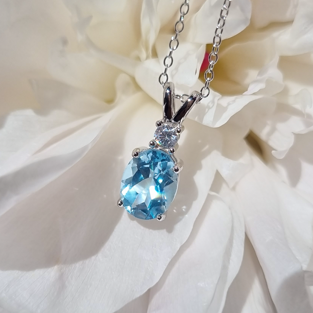 Essential Blue Topaz Jewellery Set in Sterling Silver