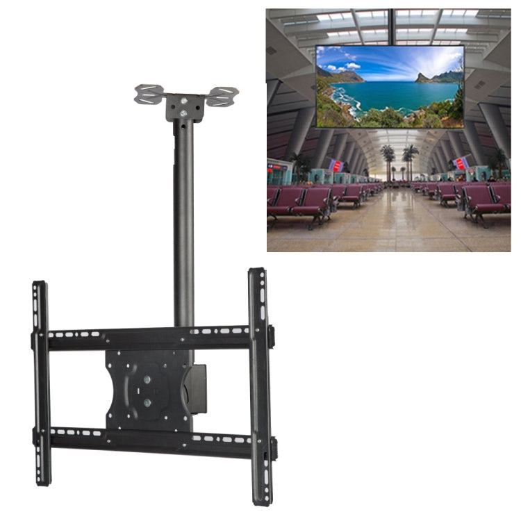 32-65 inch Universal Height & Angle Adjustable LCD TV Wall-mounted Ceiling Dual-use Bracket, Retractable Length: 2m, 2m 2m